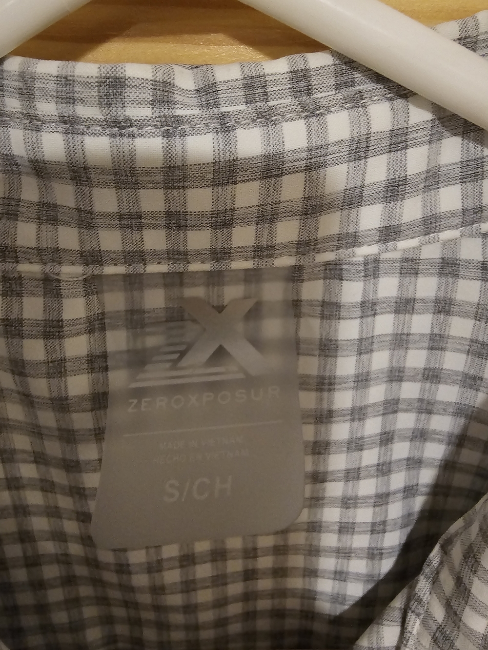 ZeroXposur Small Gingham Button-Down Shirt Womens Short Sleeve - Picture 3 of 13